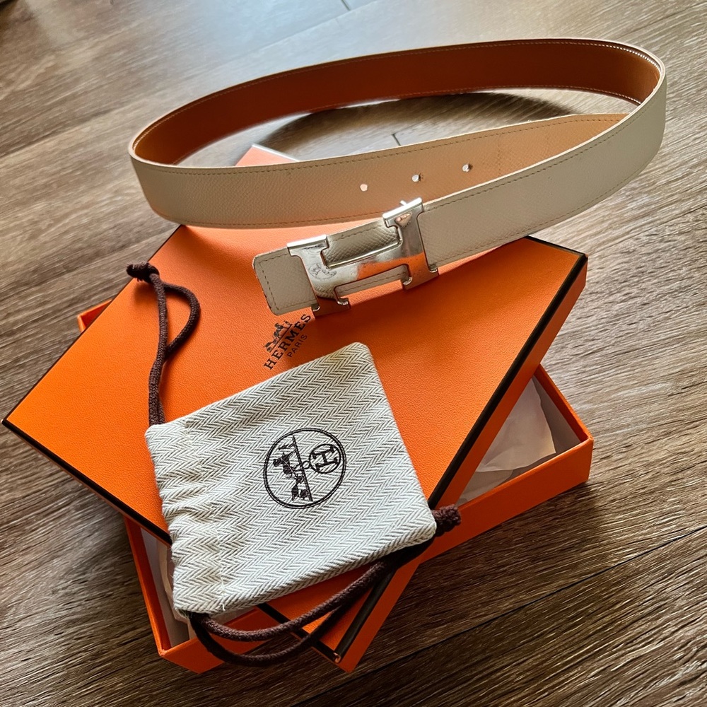 Hermes reversible belt